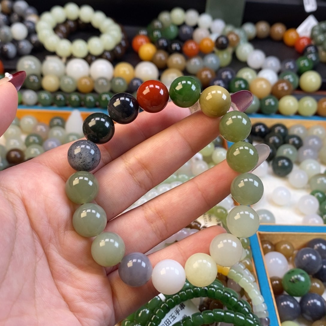 和田玉福利多宝手串未镶嵌z 12