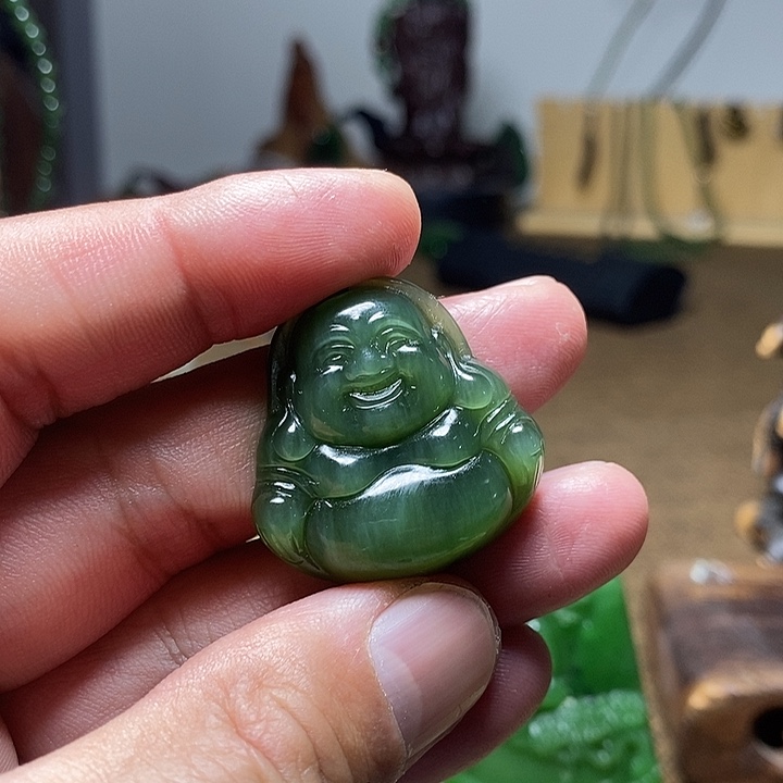 简***道和田玉（碧玉）未镶嵌颈饰