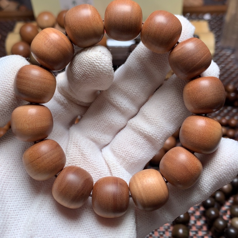 【闪购商品】檀香木手串/手链热****旭15*16横纹黑点尾货处理价