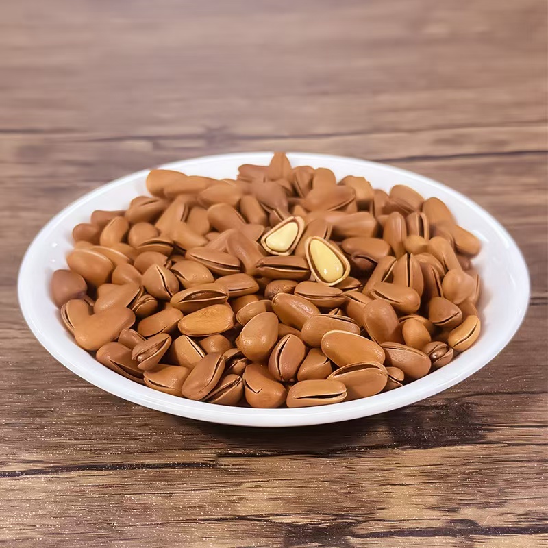 【年货冲量一斤松子】正宗东北松子500g颗粒中小坚果休闲零食年货