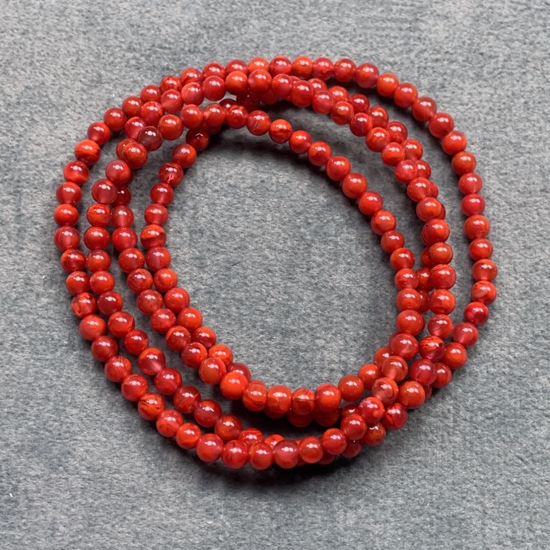 南红玛瑙未镶嵌手链