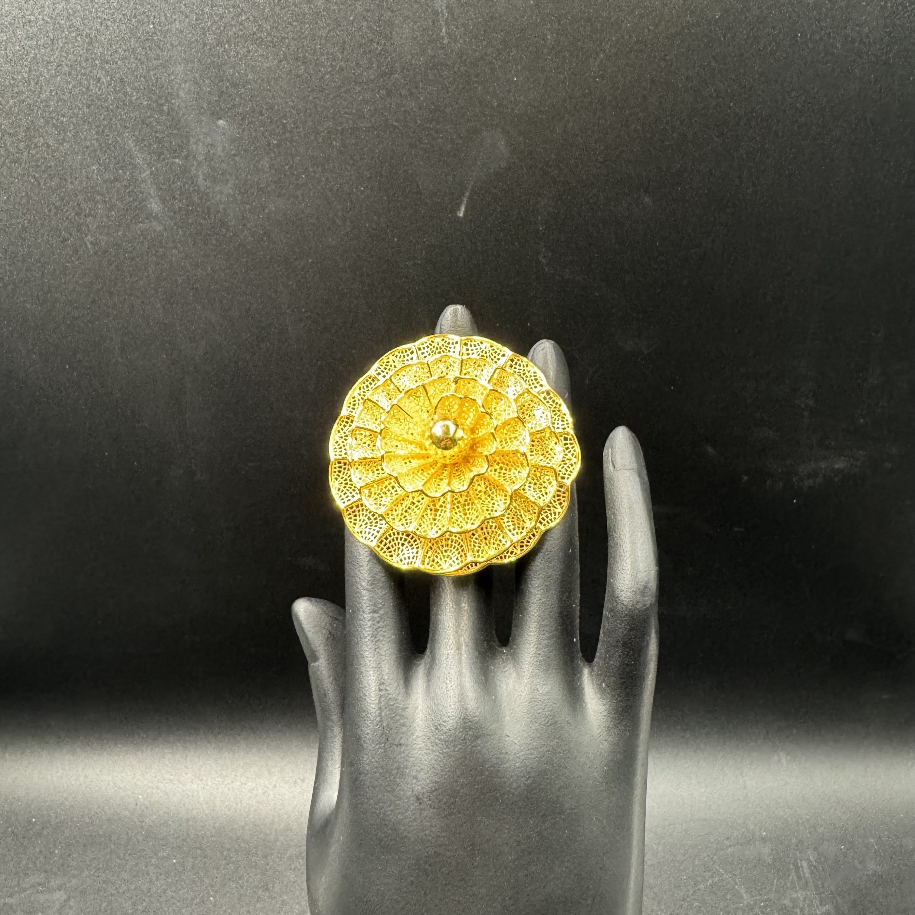 娅然黄金   足金999   38.88g   戒指