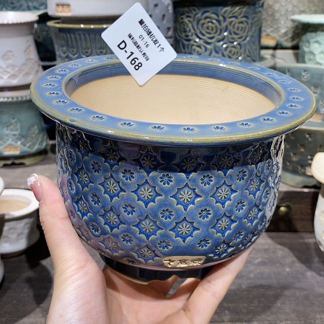 七里烧花盆1-16-168口径10