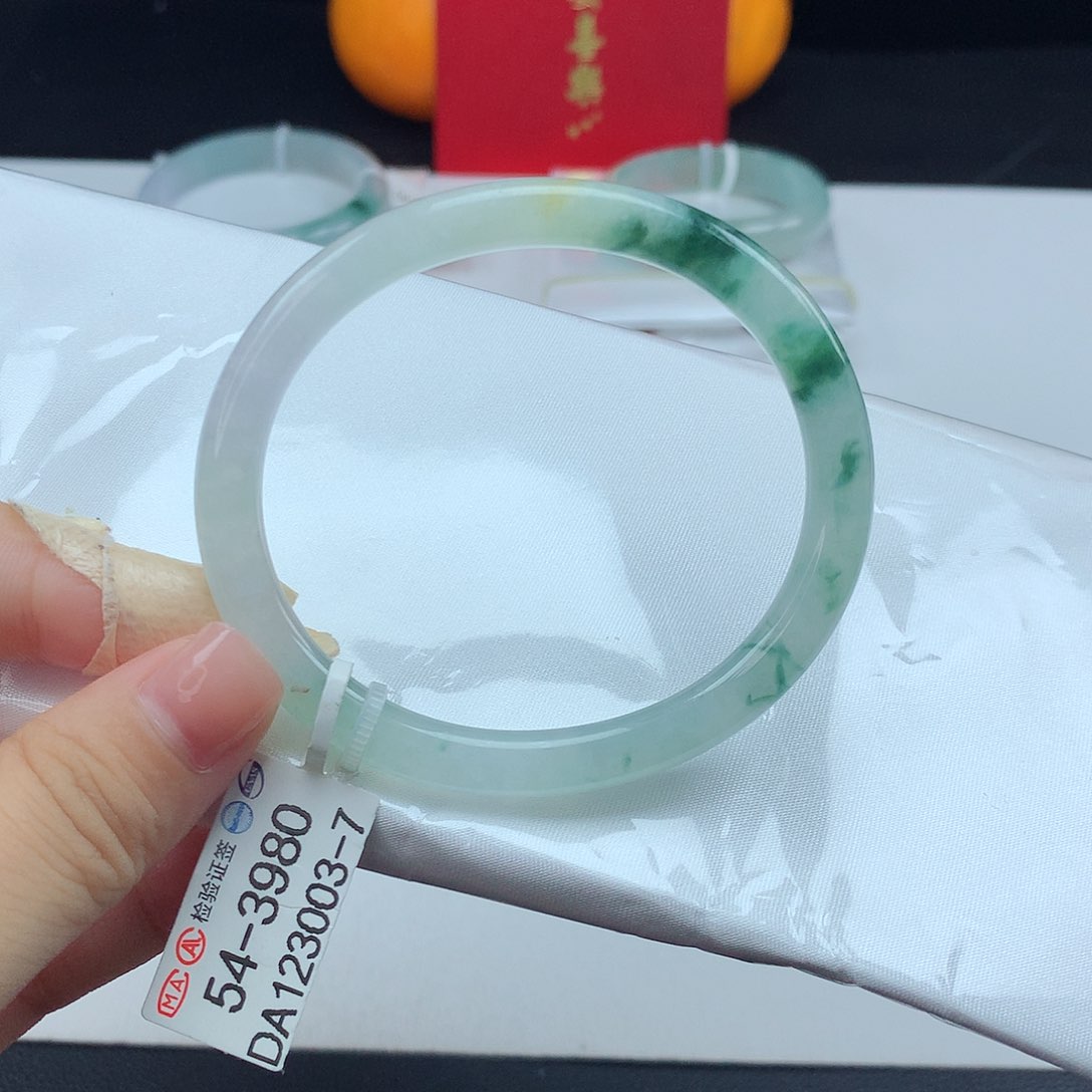 翡翠手镯未镶嵌佛*天然翡翠