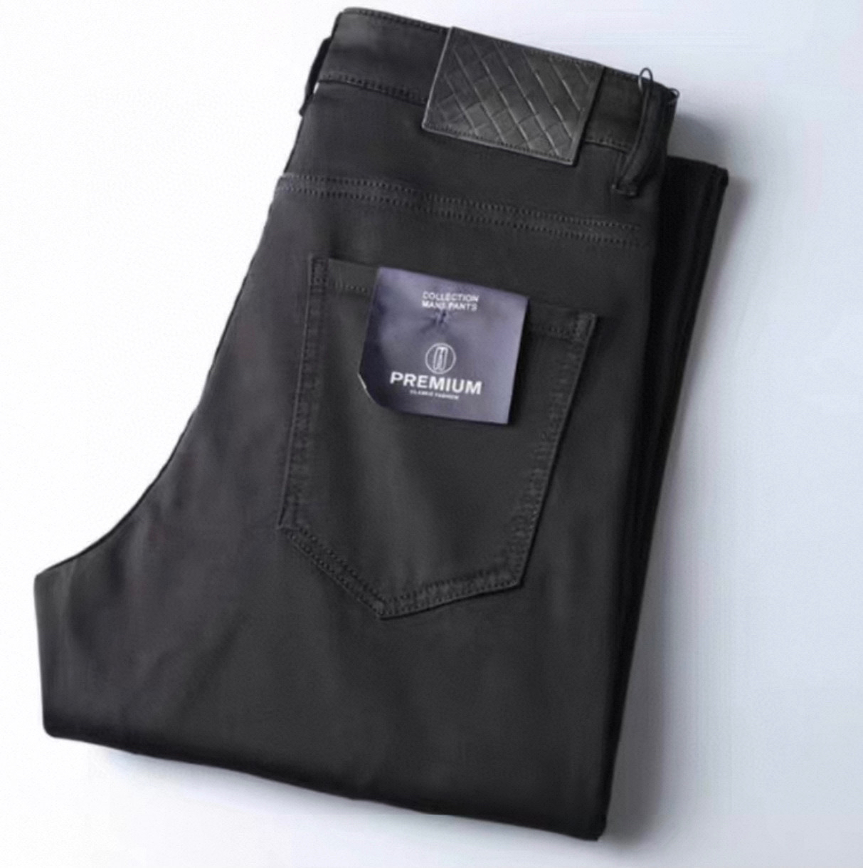 夏季超薄莱赛尔纤维防褪色牛仔裤男士宽松直筒长裤8891#