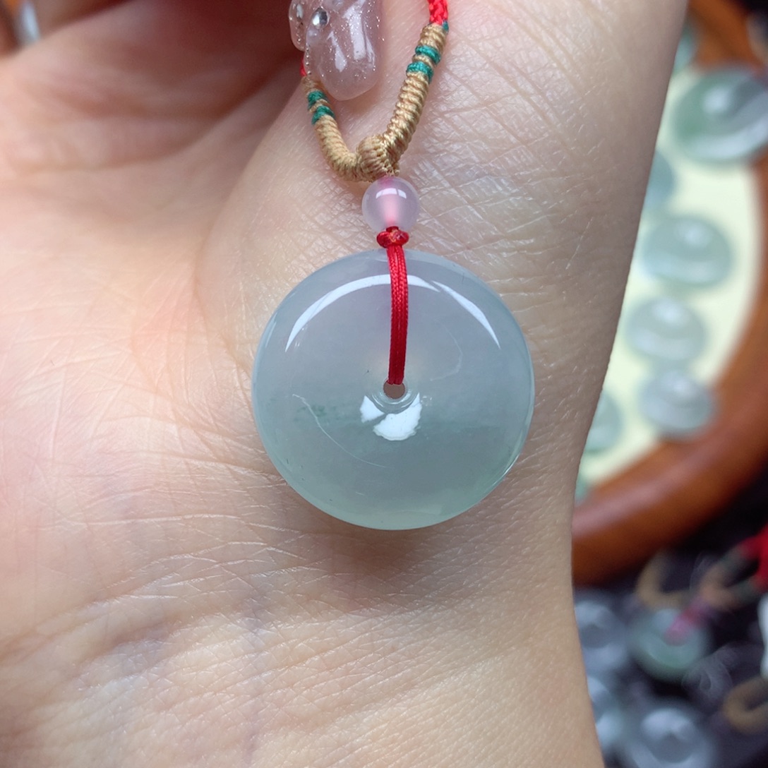 翡翠未镶嵌颈饰吊坠20.5/6.5mm