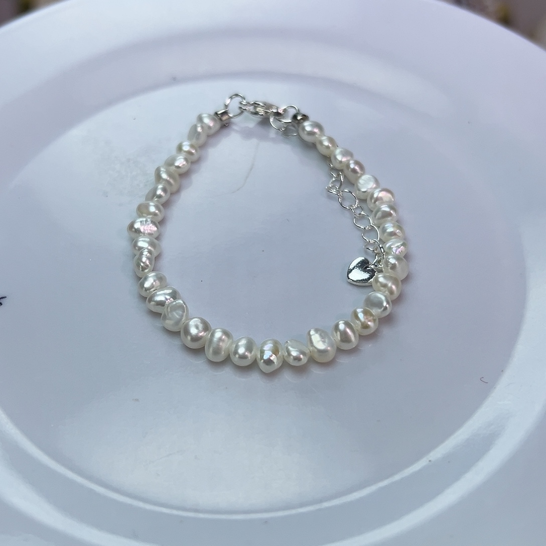 钛钢手绳淡水珍珠