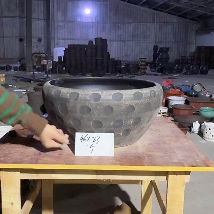 紫砂花盆手工制作34