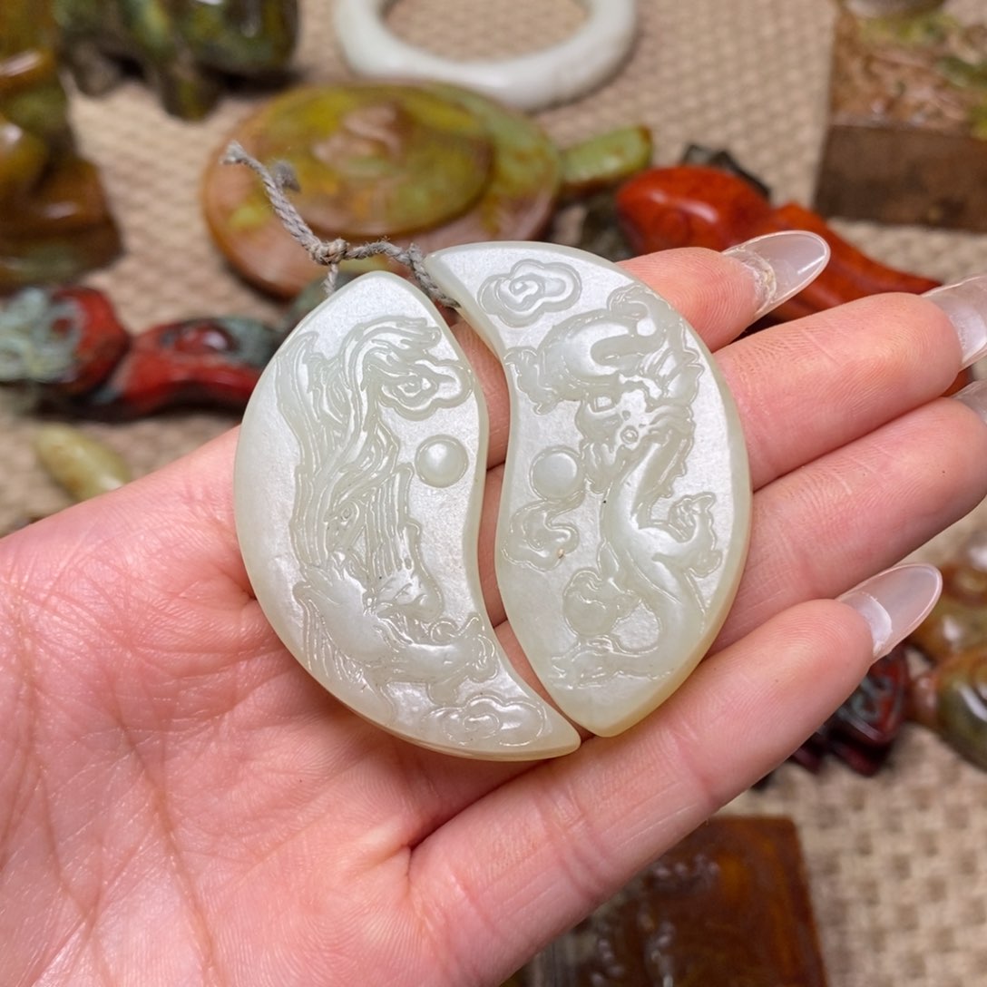 白玉菩提吊坠白玉菩提白玉菩提摆件