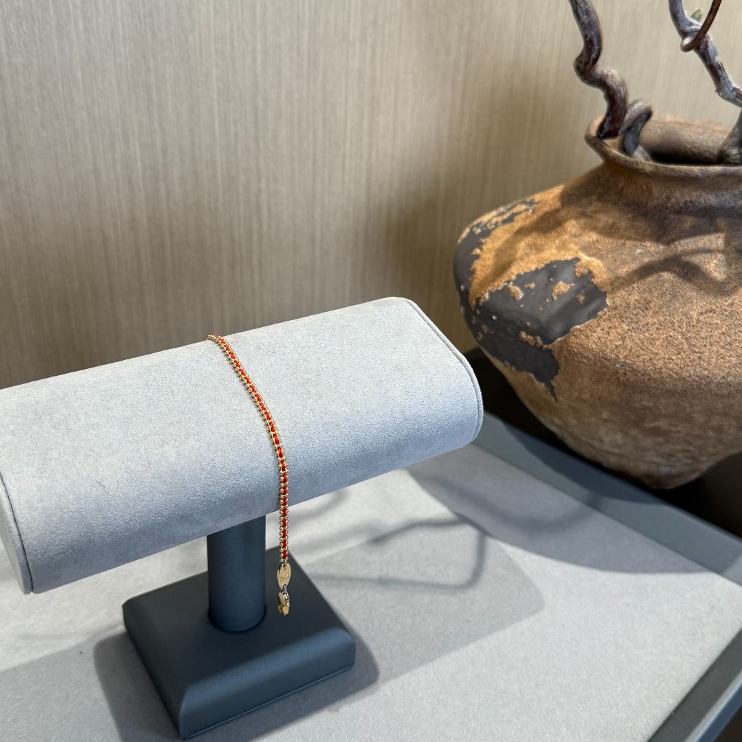 铜合金手链 时尚轻奢高级百搭【编织红绳手链】D063