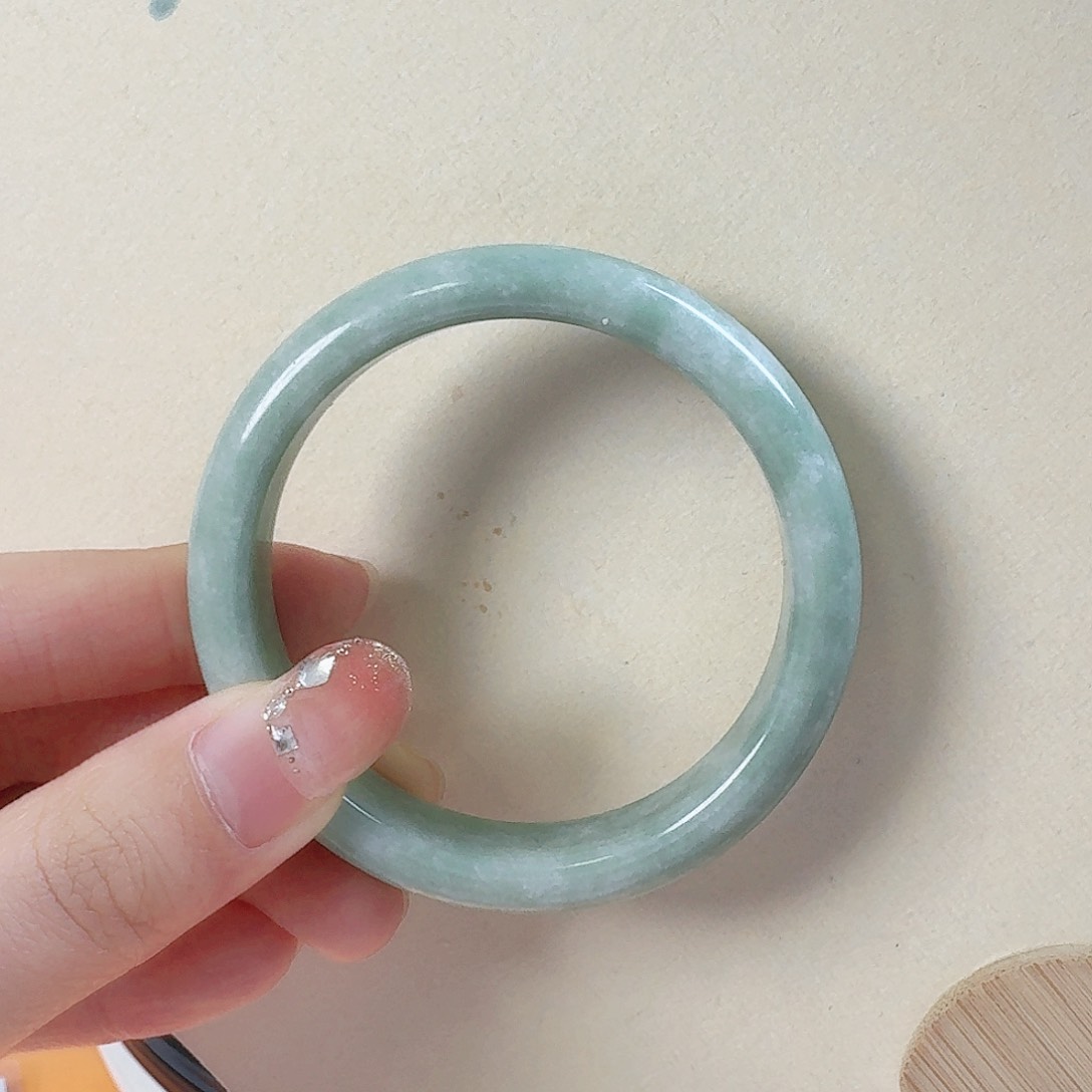 蓝田玉（蛇纹石化大理石玉）手镯未镶嵌