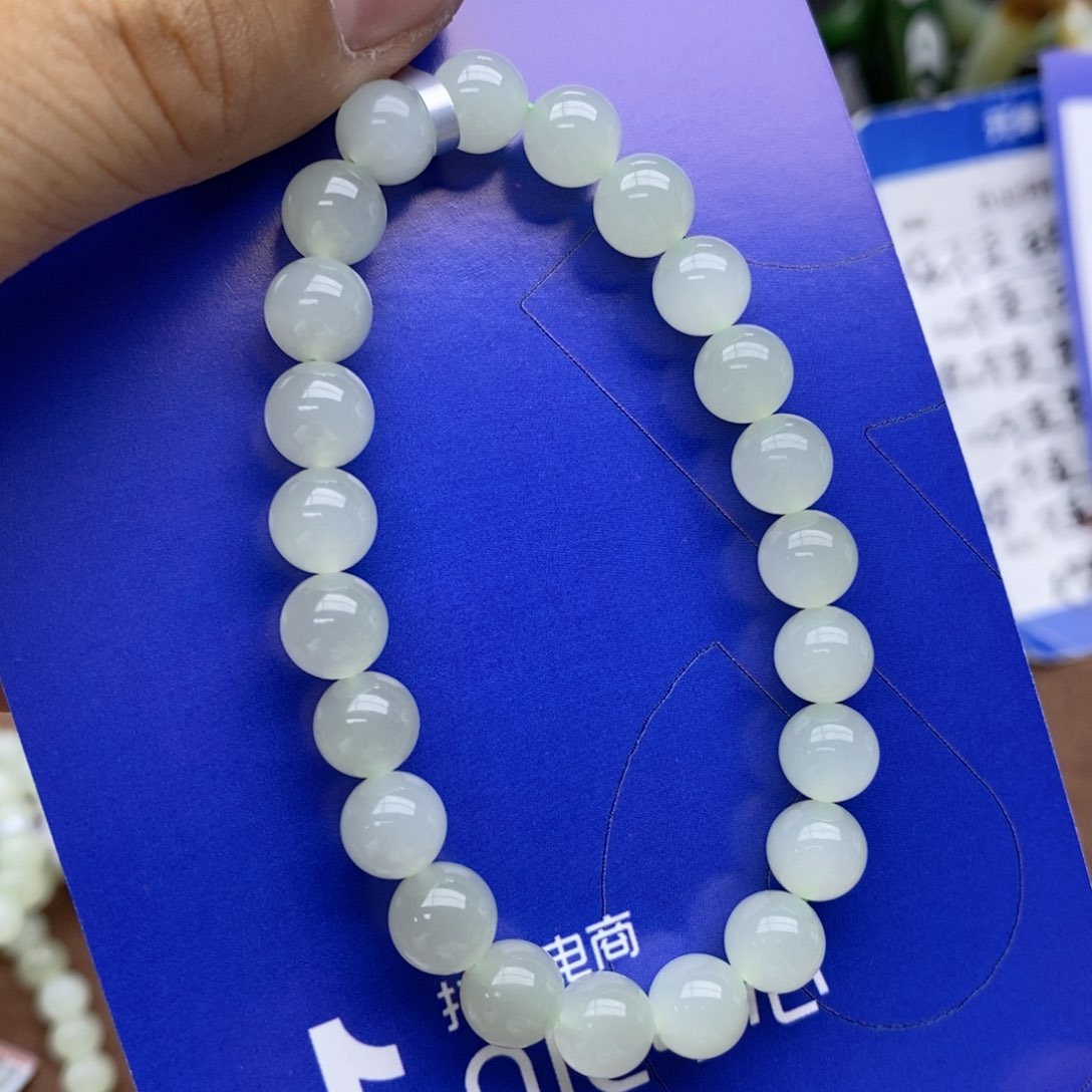 未镶嵌手串和田玉卡8