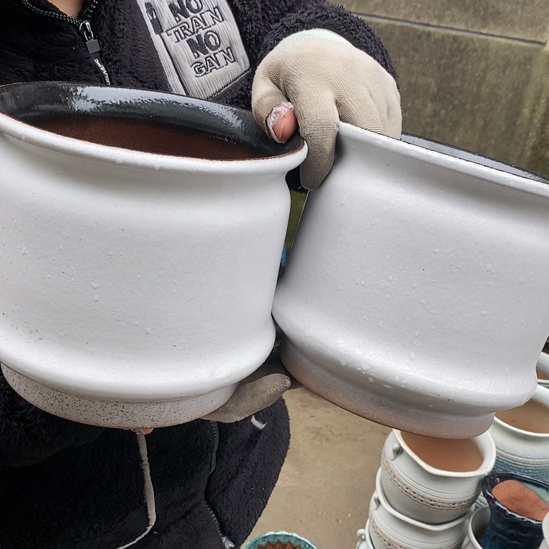 紫砂花盆正品口20高18