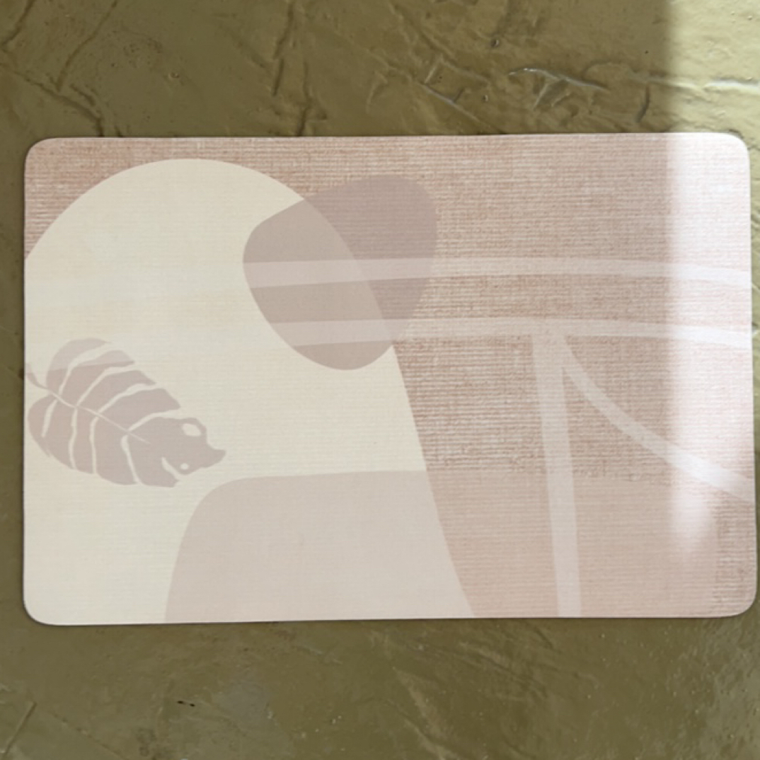 003号40-60硅藻泥材质家用卫生间吸水速干防滑地垫