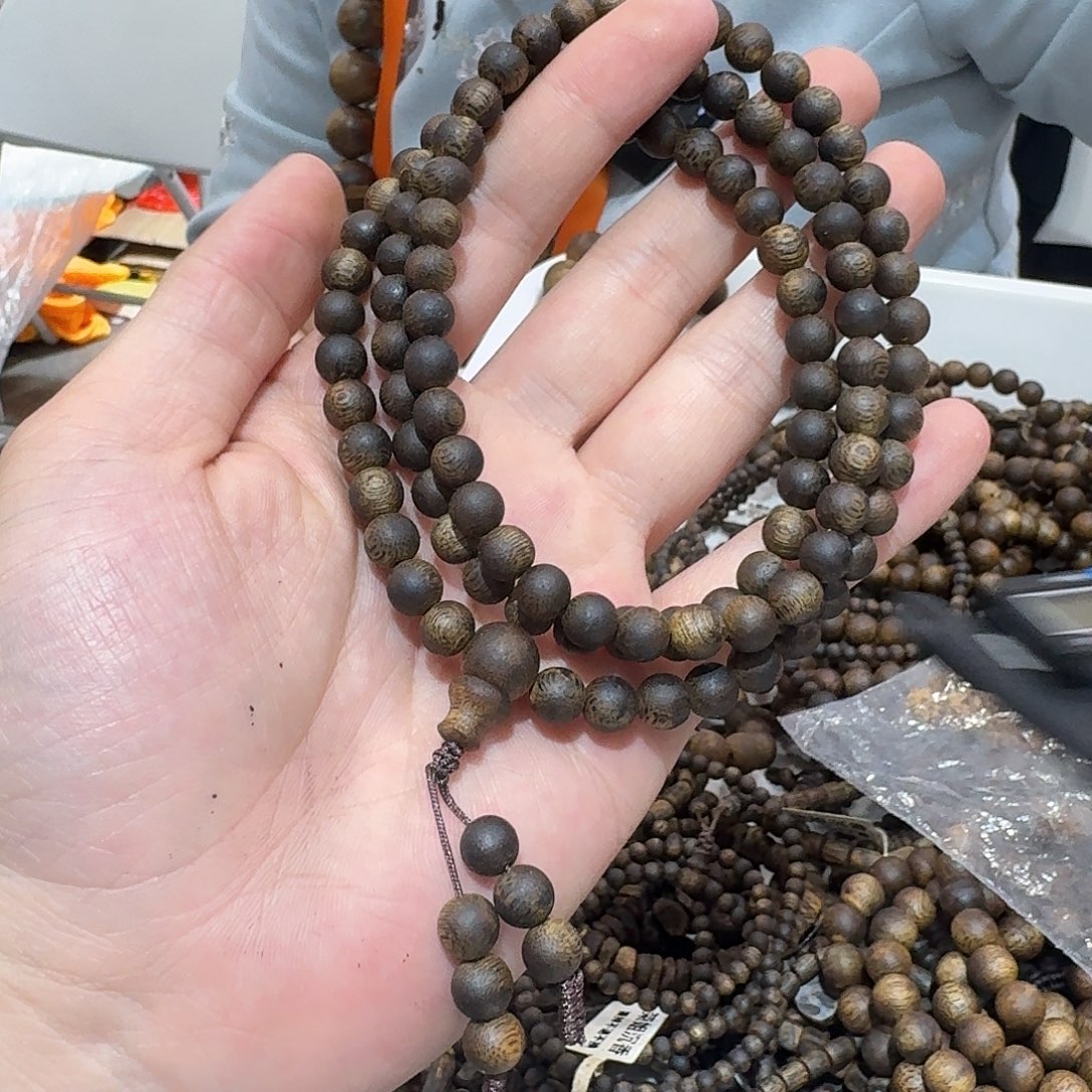 沉香碎屑沉香紫棋母树 99 沉多圈 7mm 多样性发一