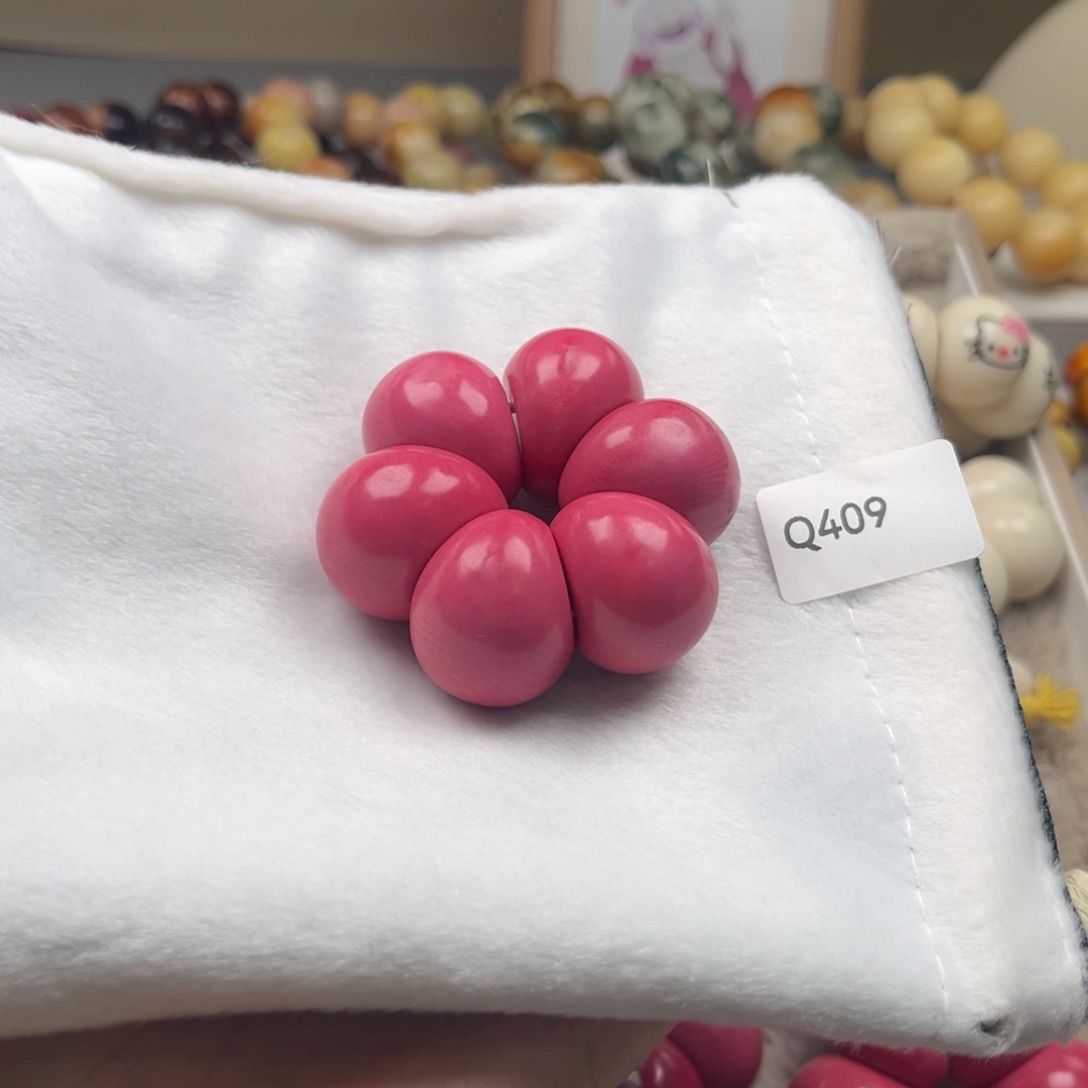 手串菩提根/象牙果?****?Q409蒜瓣手捻象牙果通货27