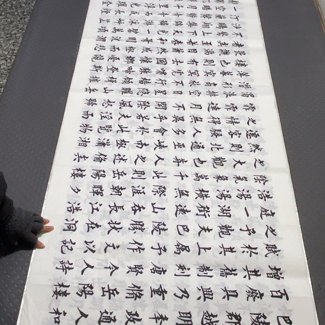 书法老师真人手写b