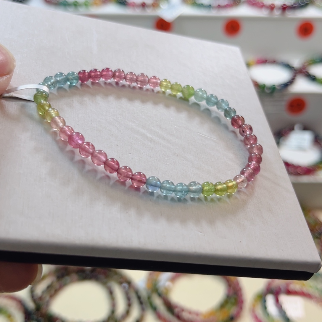 碧玺未镶嵌手链碧玺