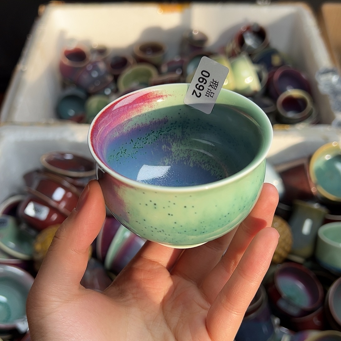 陶摆件窑口自销原矿钧瓷