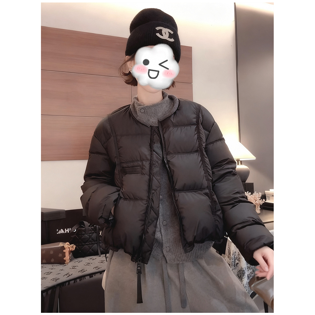 韩版泡芙龟背服外套女冬季2025时尚百搭新款袄小个子保暖衣