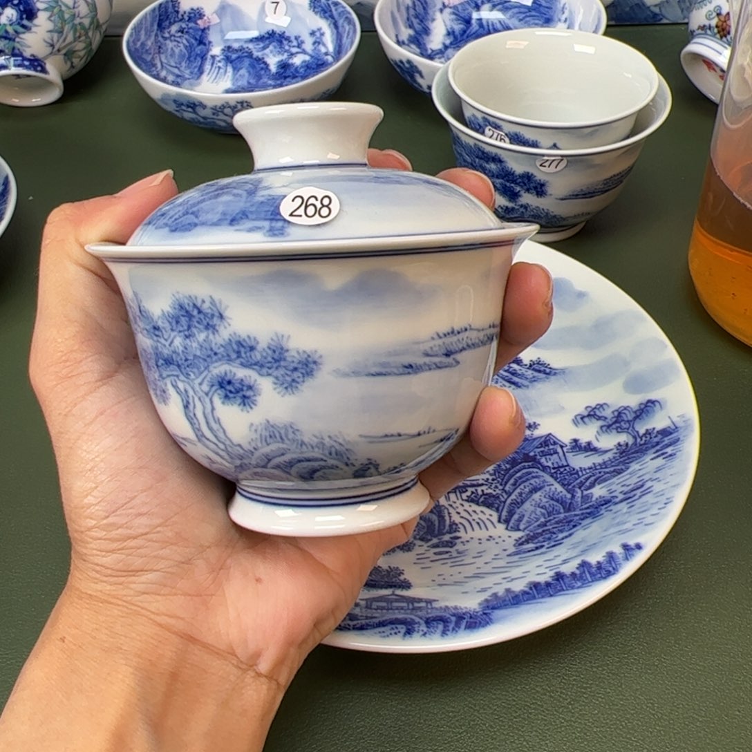 木木景德镇纯手工纯手绘茶具268