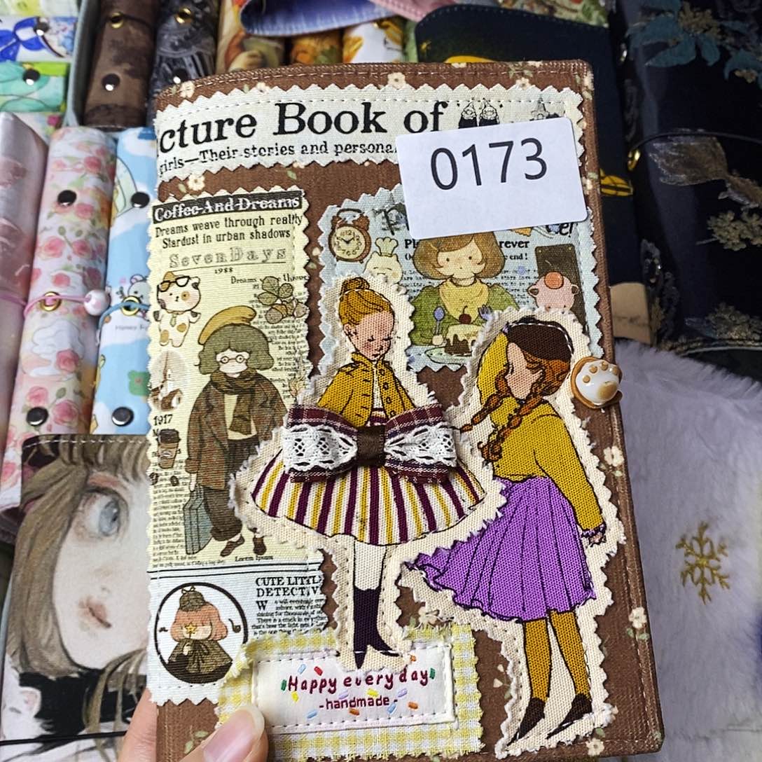 织绣A6 活页不加纸0173