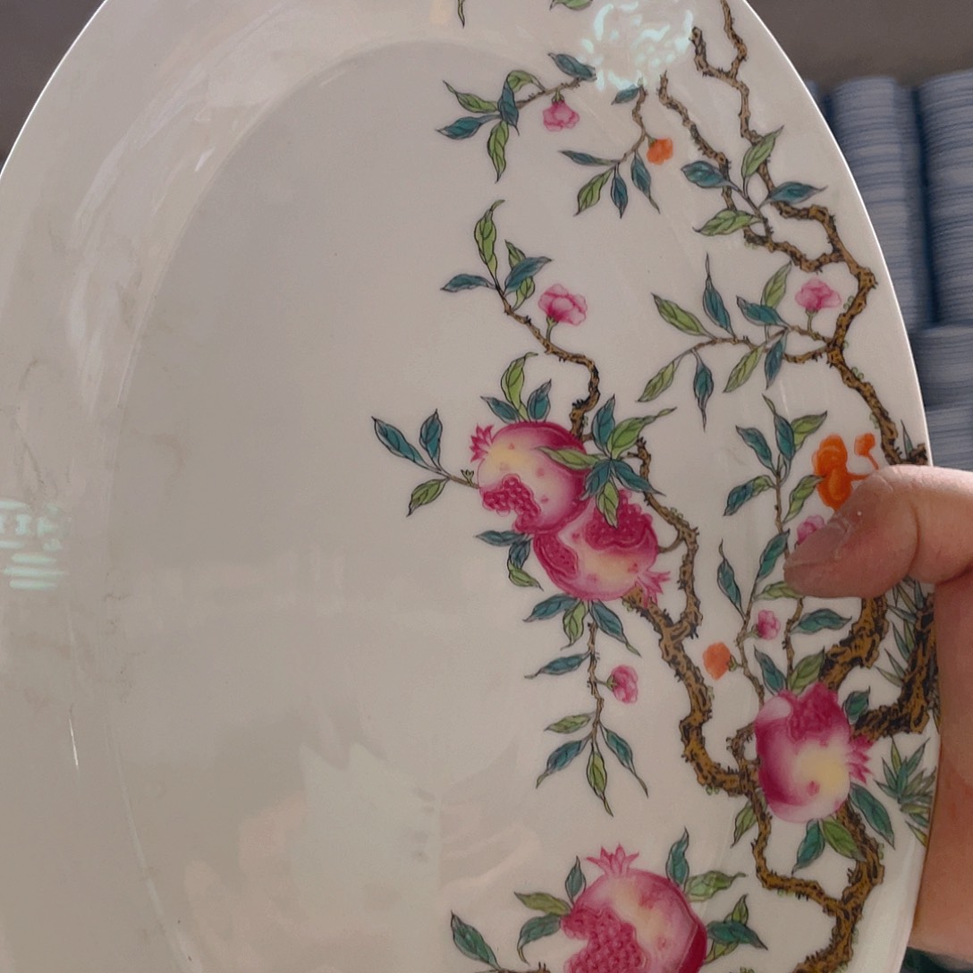 盘景德镇高温陶瓷