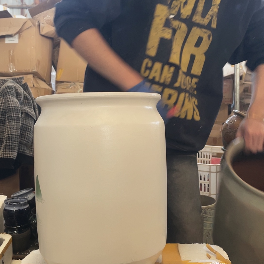 红陶宜兴陶瓷紫砂花盆