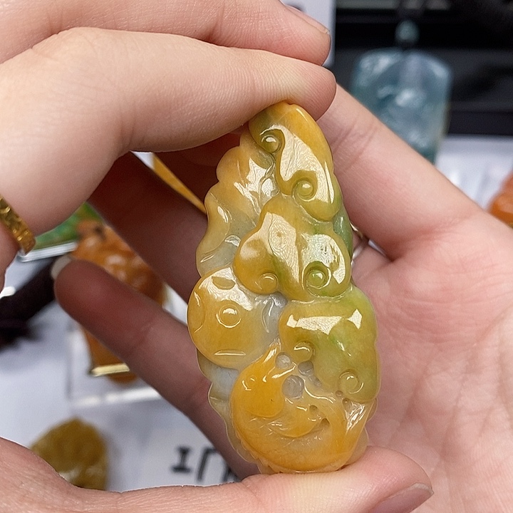 颈饰未镶嵌翡翠翡翠A货