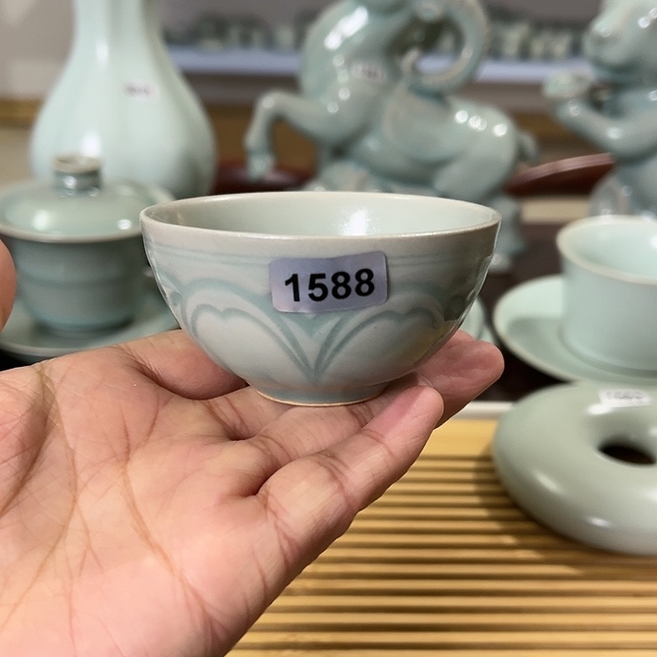 杯1588原产地原矿釉汝瓷