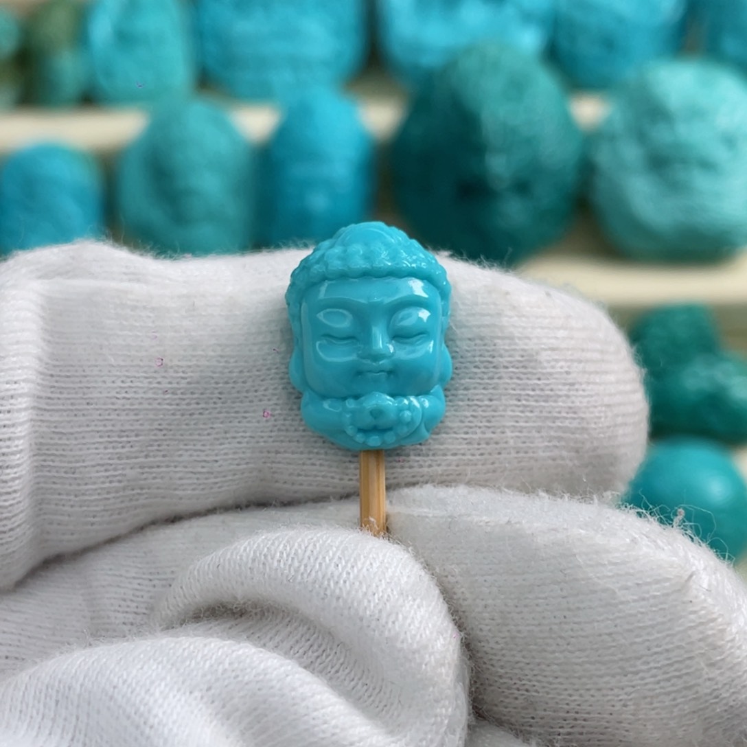 绿松石颈饰未镶嵌卡11.5-15.5-10