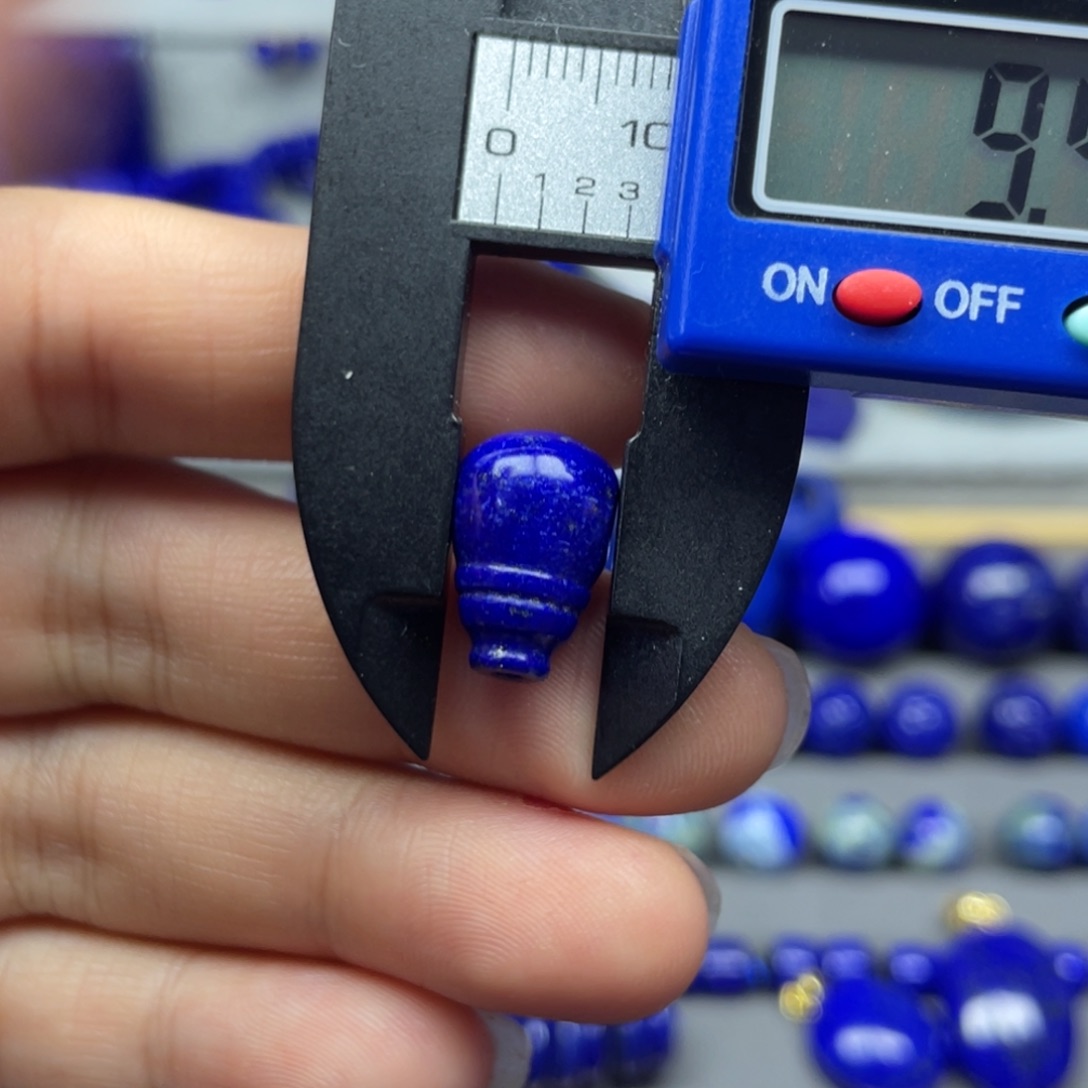 青金石未镶嵌三通