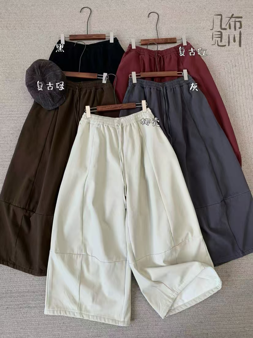 JBJC#825635#加绒拼接裤 X