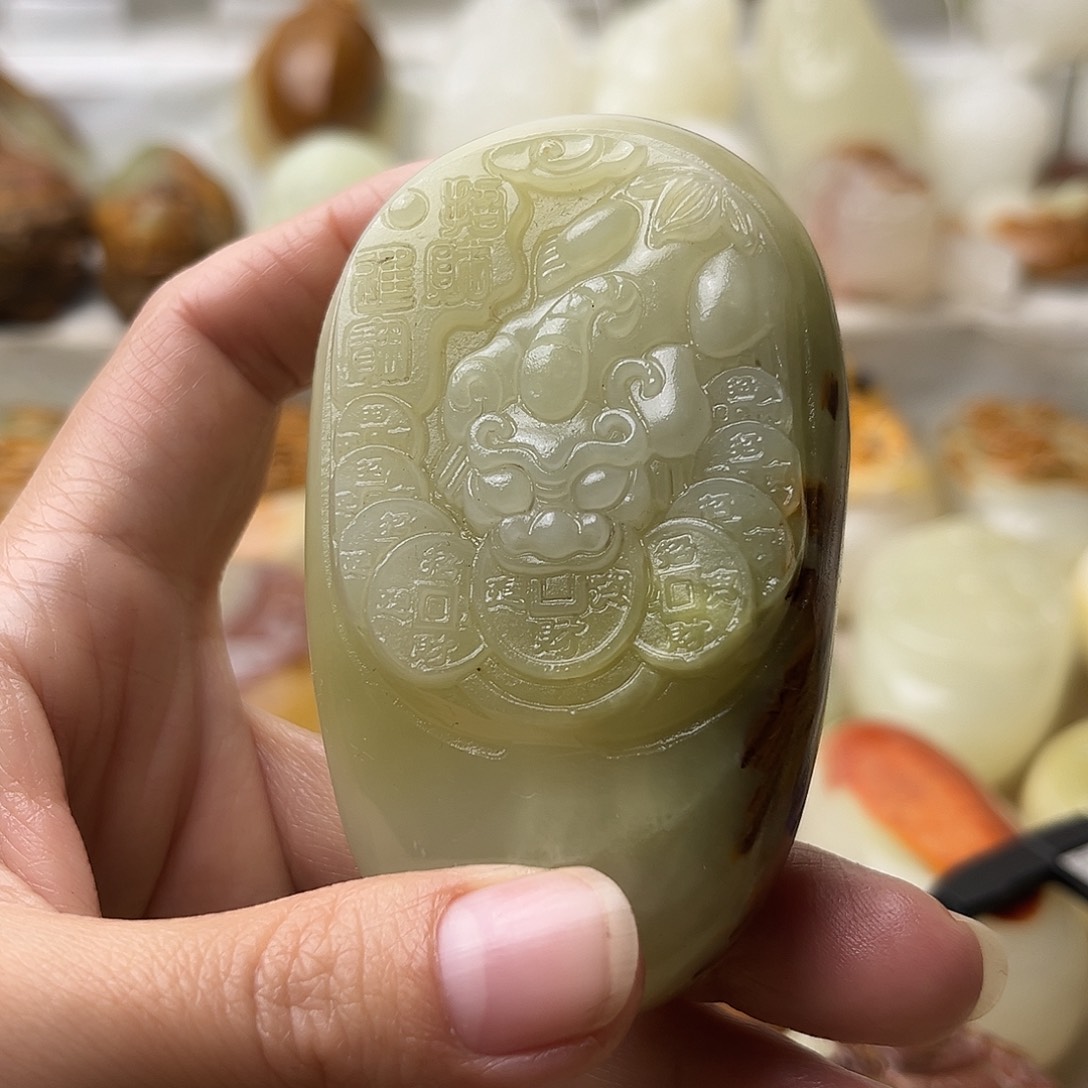 石材古青石不退换貔貅