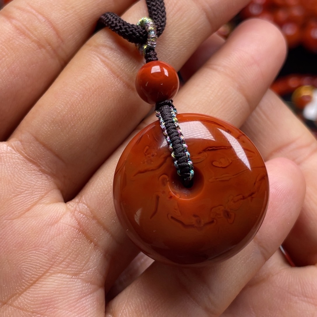 南红玛瑙珠宝奇石未镶嵌吊坠