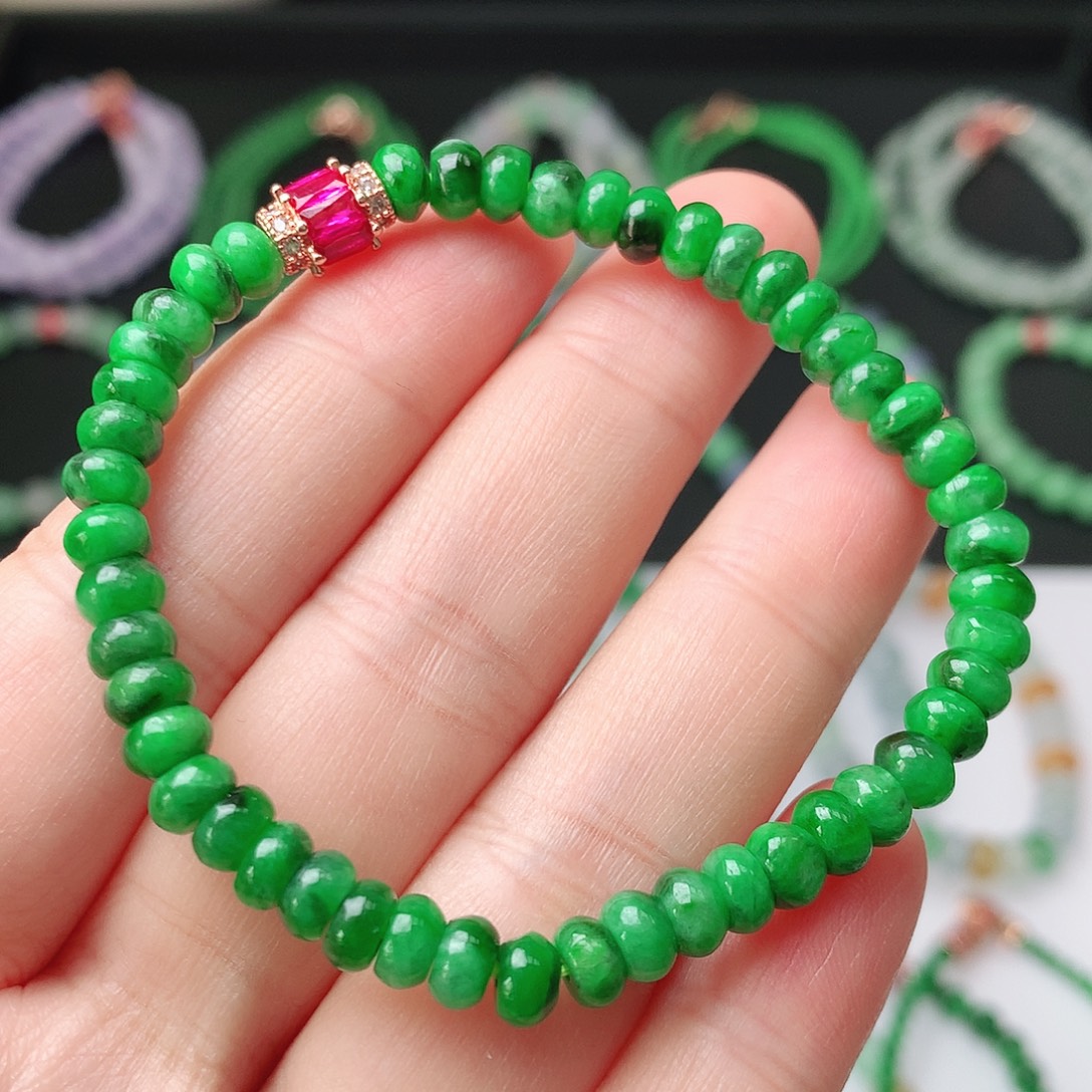 翡翠未镶嵌手链翡翠