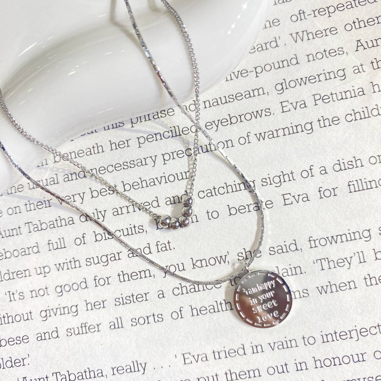 钛钢项链 时尚百搭简约项链 G47