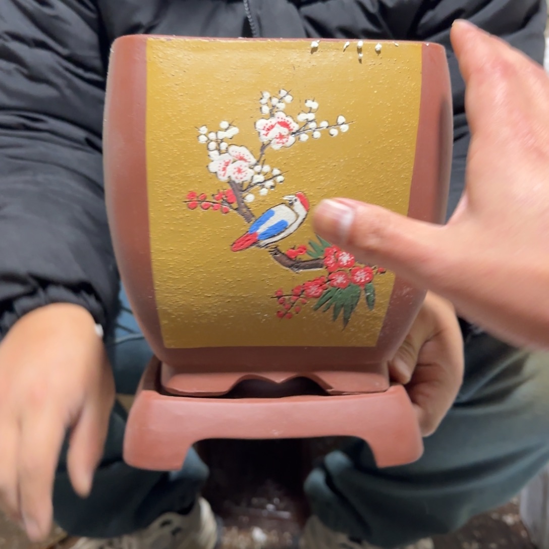 紫砂花盆瑕疵是不