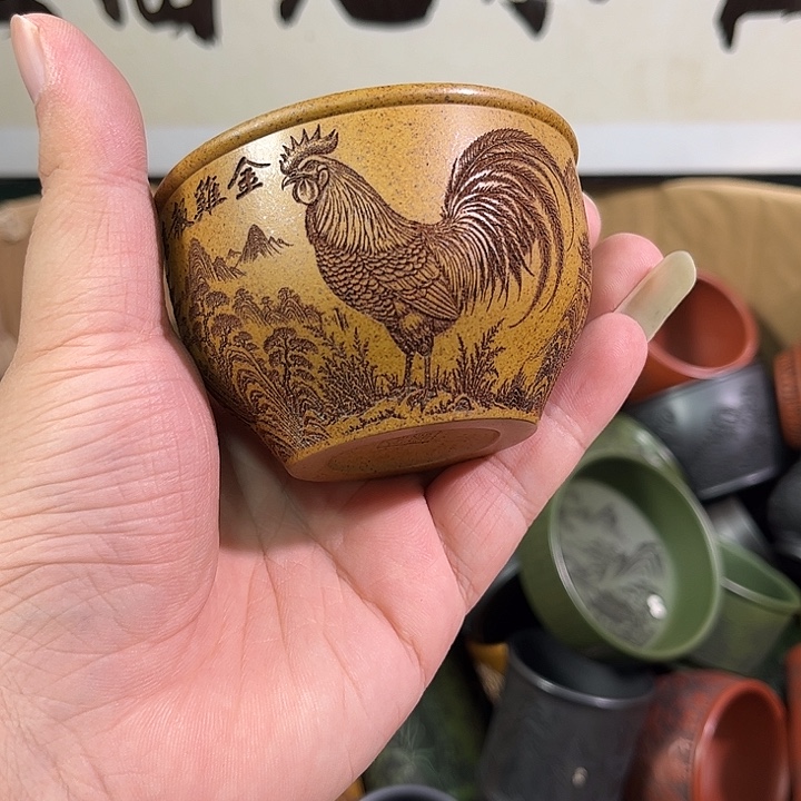 茶杯紫砂全手工紫砂主人杯