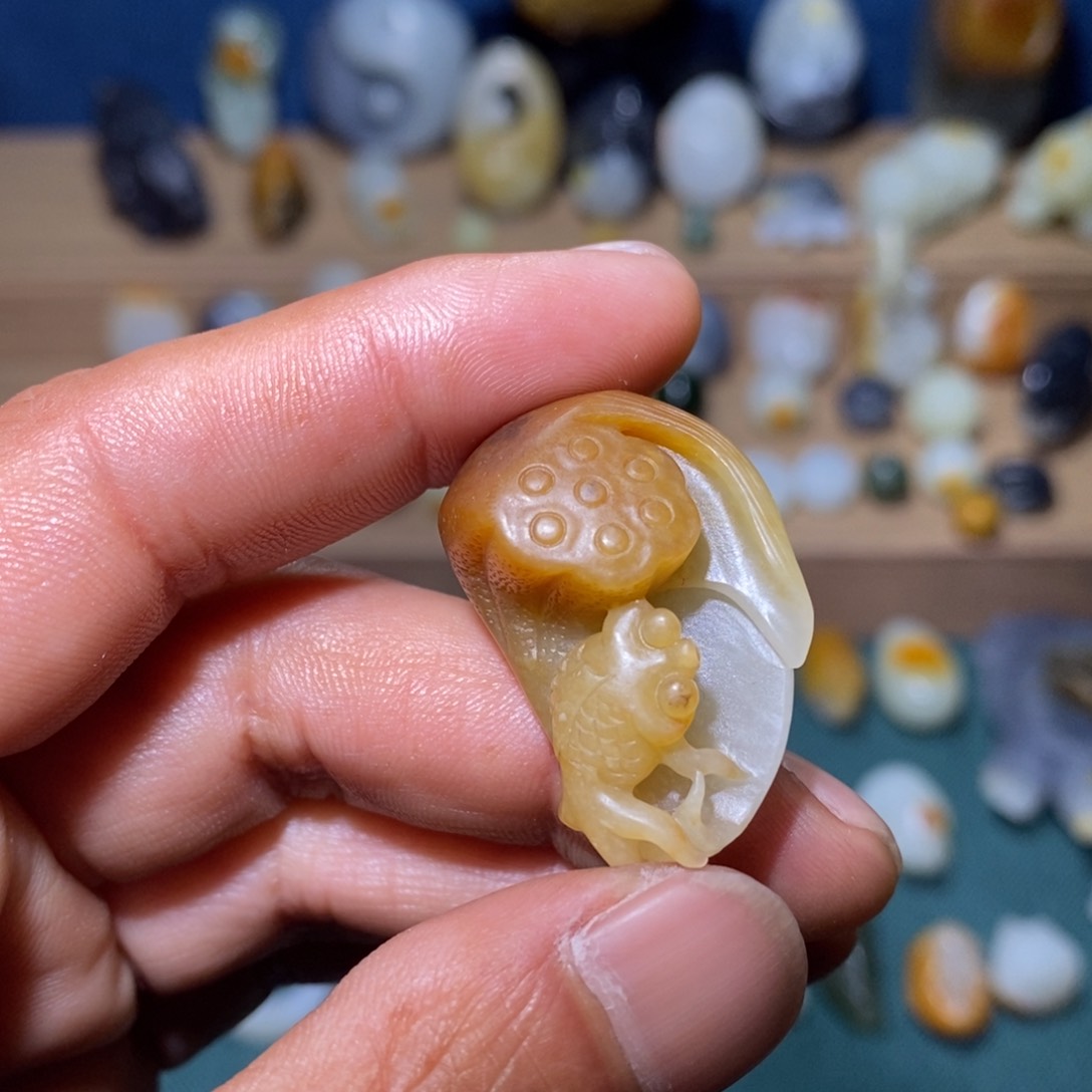 和田玉吊坠(不含链)未镶嵌