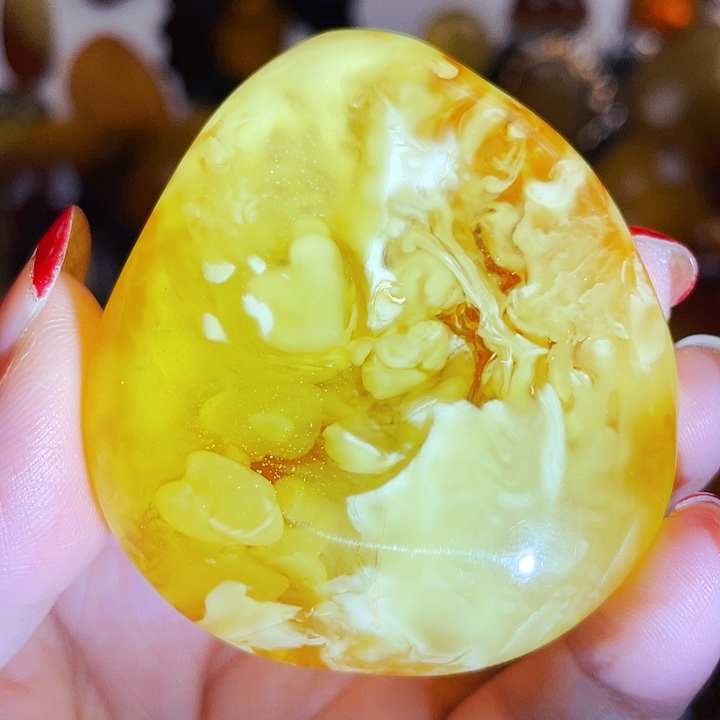 琥珀颈饰未镶嵌吊坠