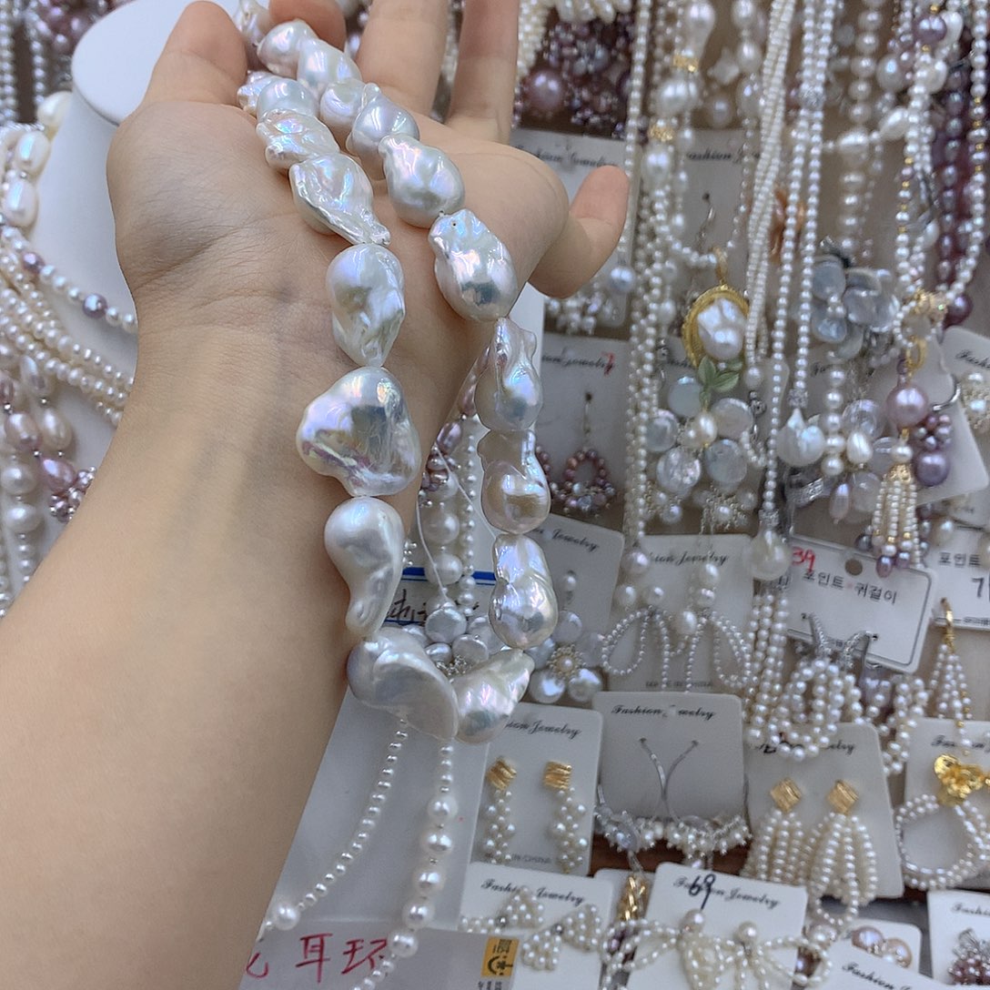 *****项链耳饰淡水珍珠银S925镶嵌