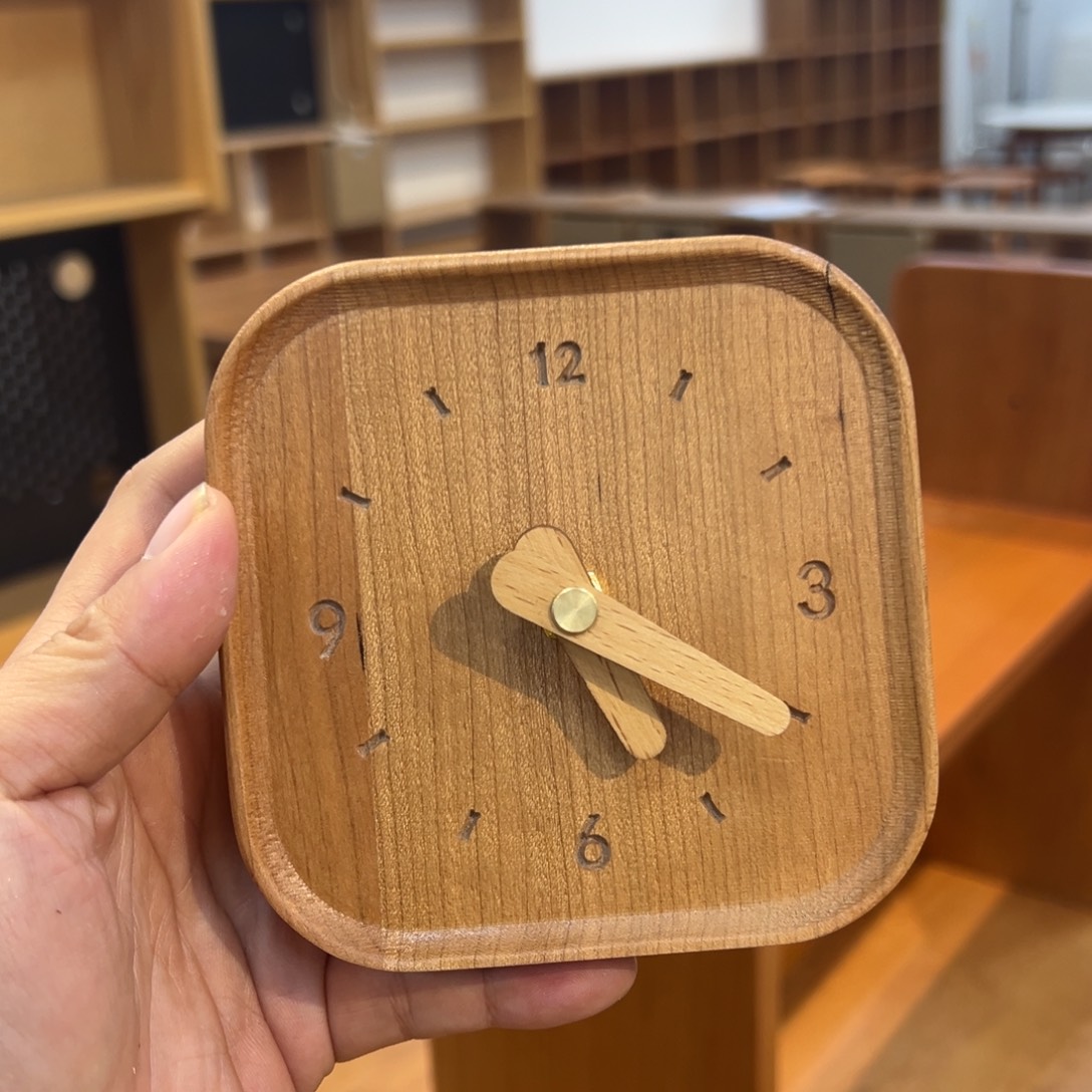 有***人实木樱桃木小方表样品