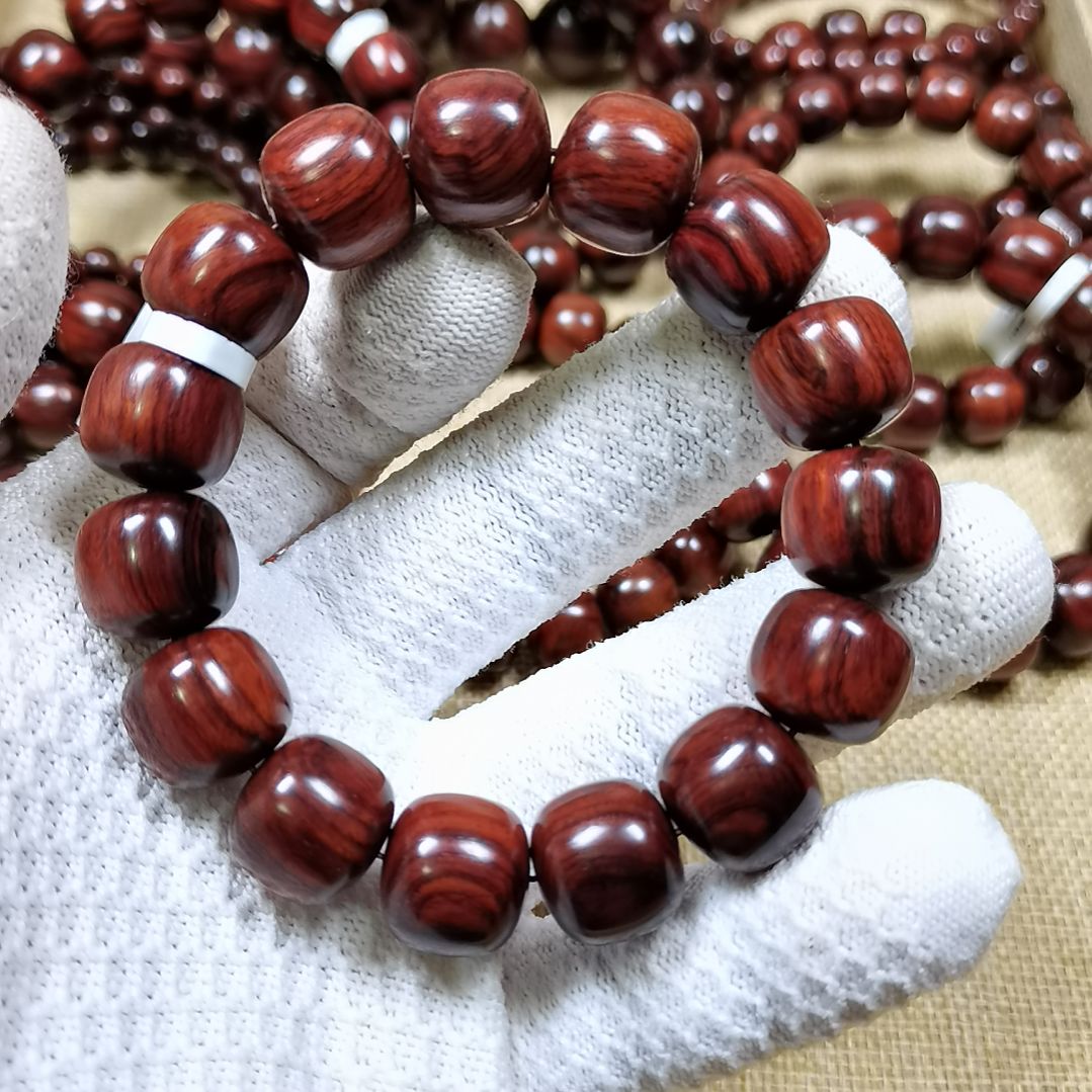 黄花梨/降香黄檀手串/手链用****4海黄老料1415手串