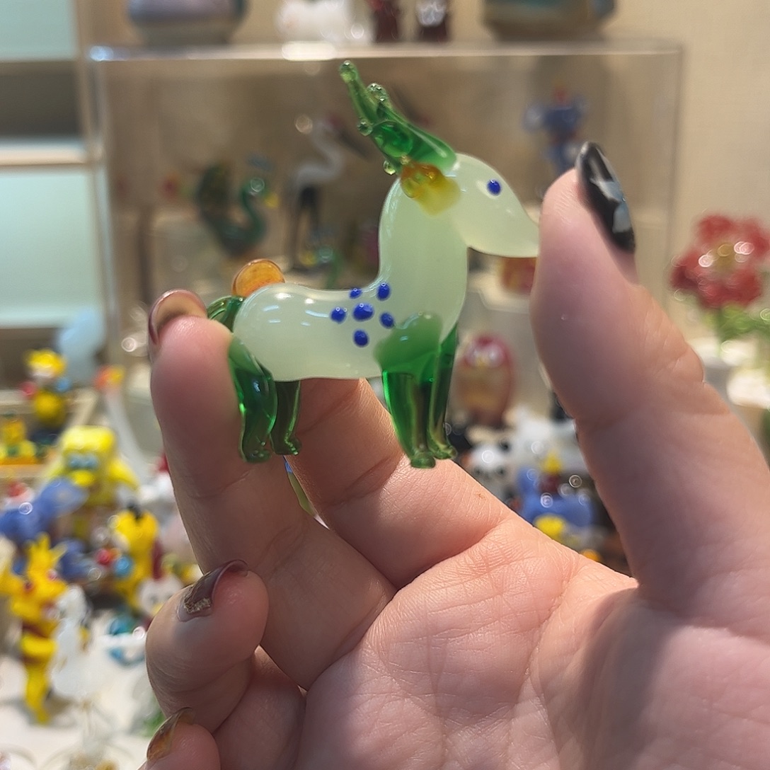手工艺品琉璃梅花鹿