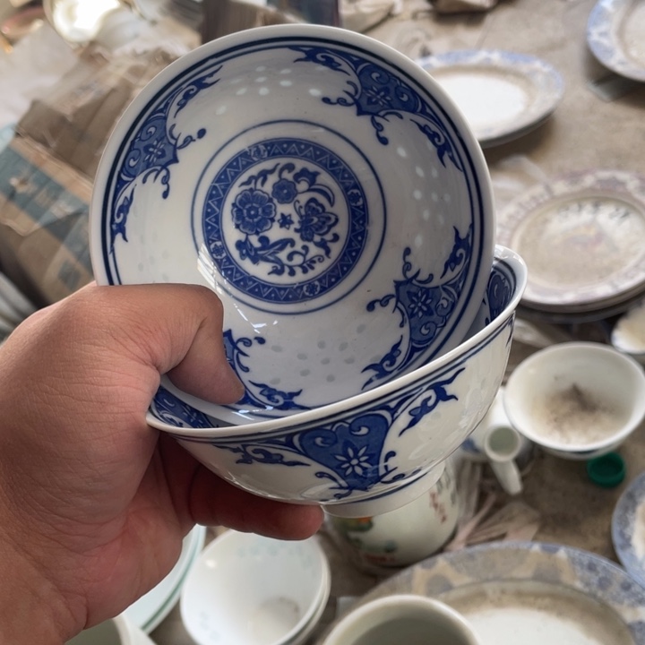 瓷碗景德镇高温细白瓷