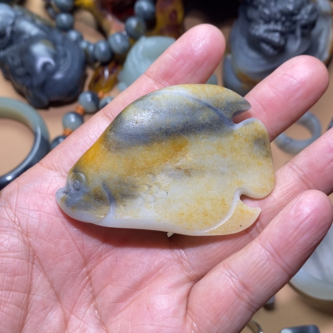 和田玉把件未镶嵌