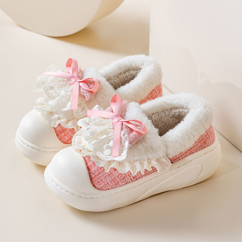 9016棉拖鞋女家居包跟室内家用情侣厚底棉鞋外穿鞋冬天毛绒棉鞋冬