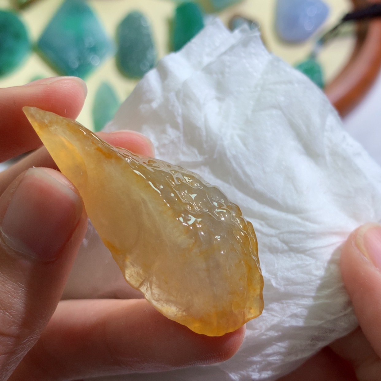 【闪购商品】翡翠吊坠(不含链)未镶嵌 1563