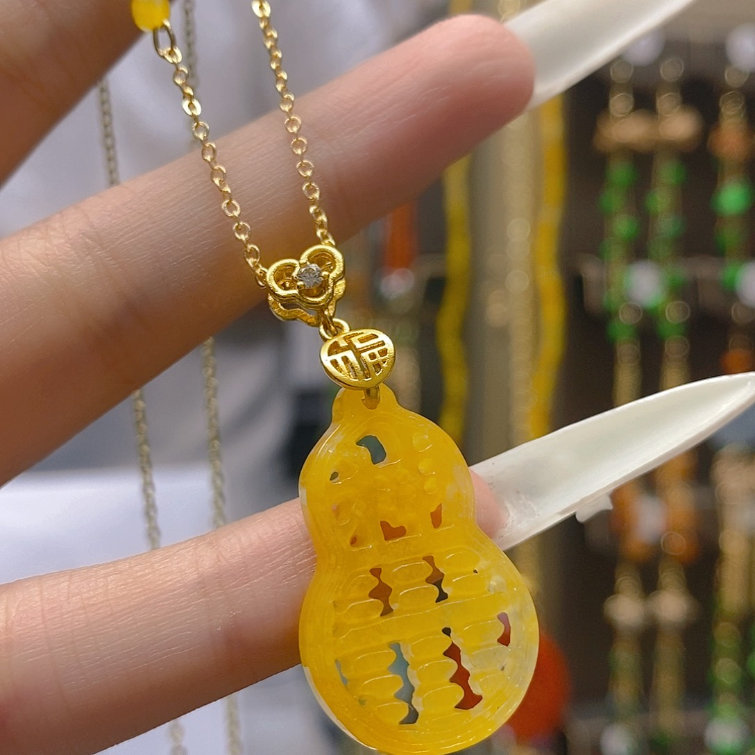 翡翠合金耳饰翡翠